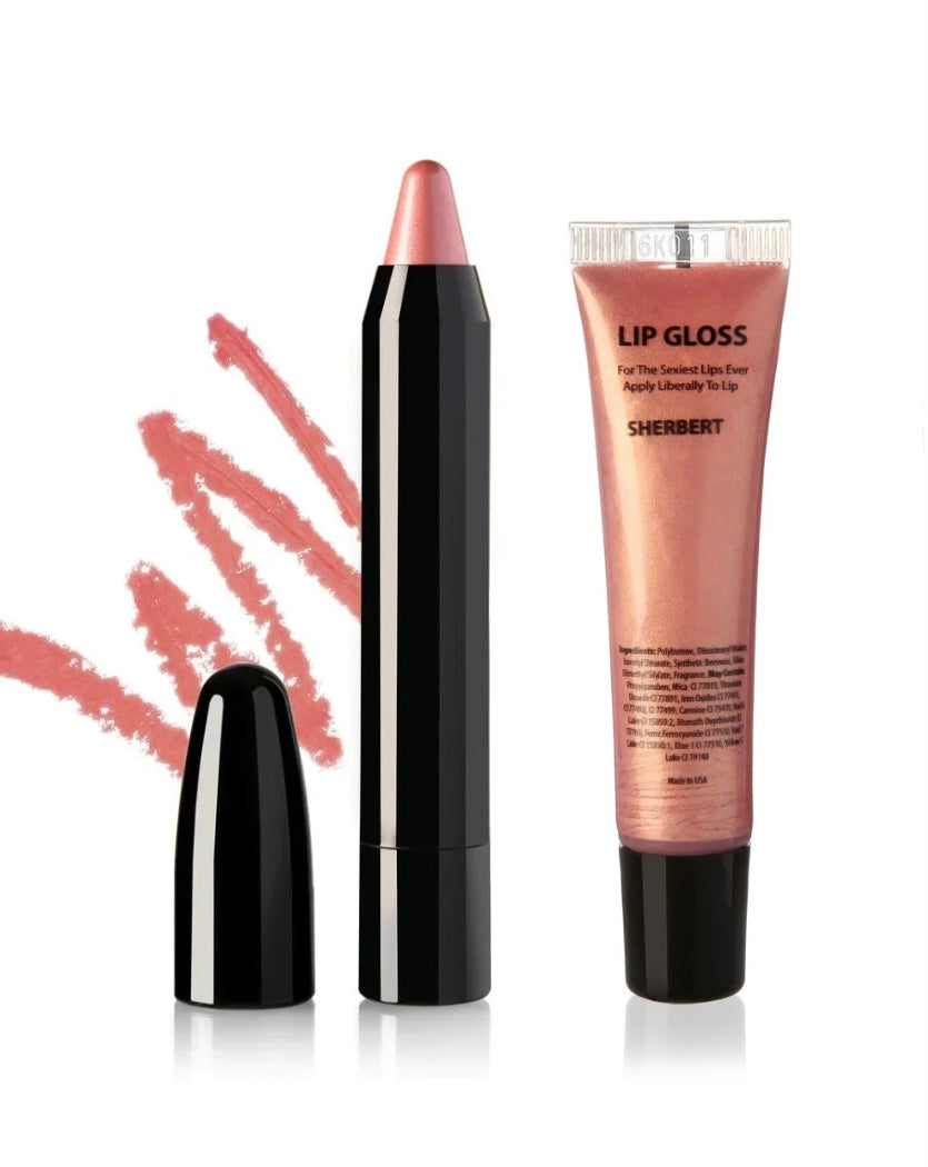 Rich Metallic Lip Gloss Duo! Rich 2.0 &amp; Sherbert Lip Laquer